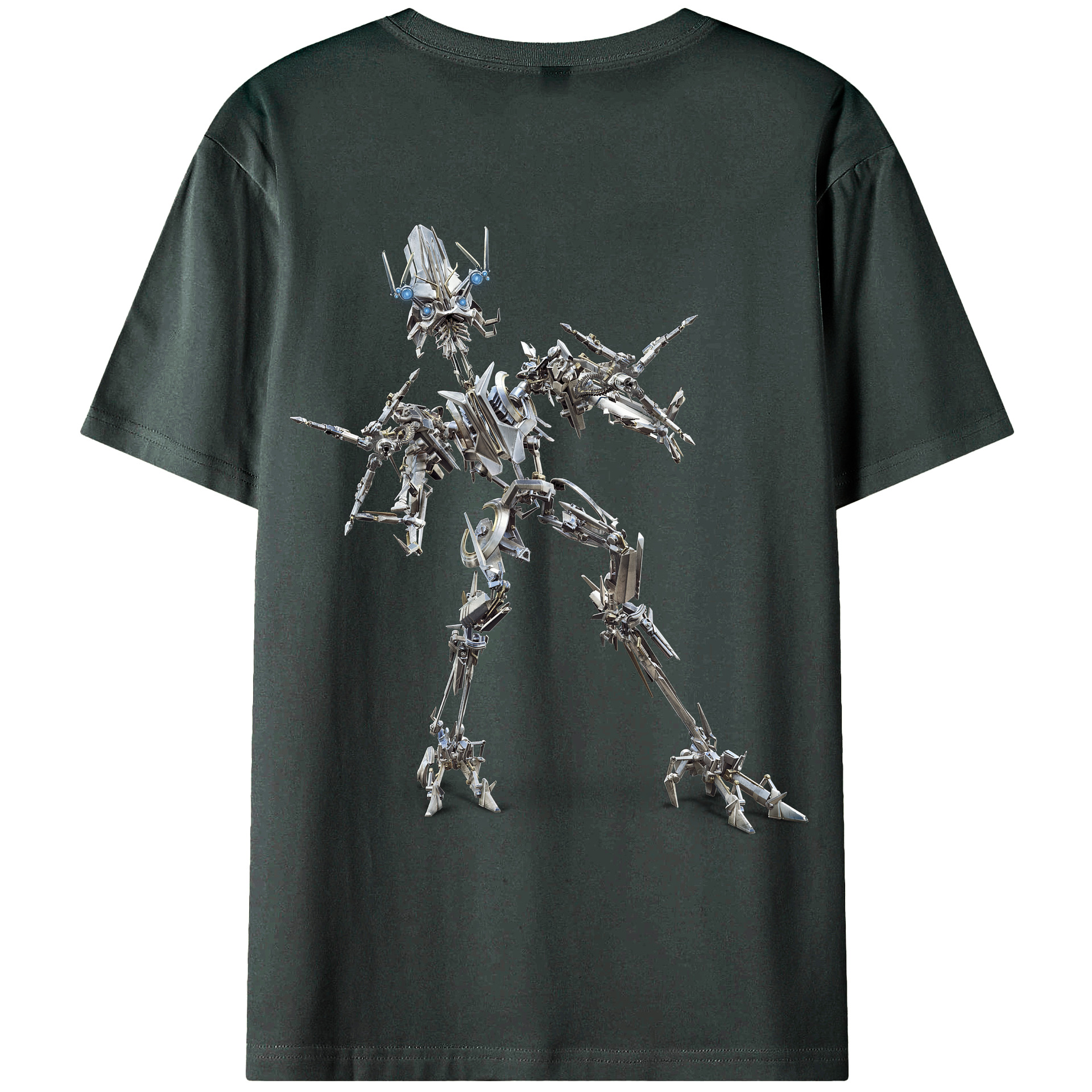 （画像用）  綿100％ メンズ半袖Tシャツ（バックプリント） 通気性